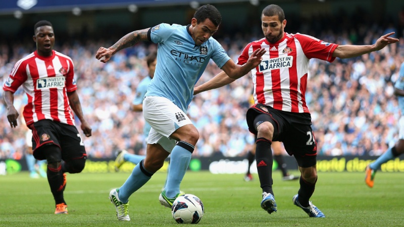 El Manchester City derrota 3-0 al Sunderland