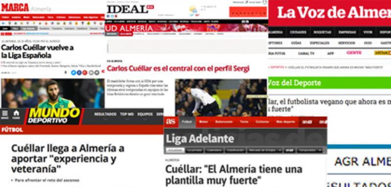 Carlos Cuéllar, protagonista en los medios