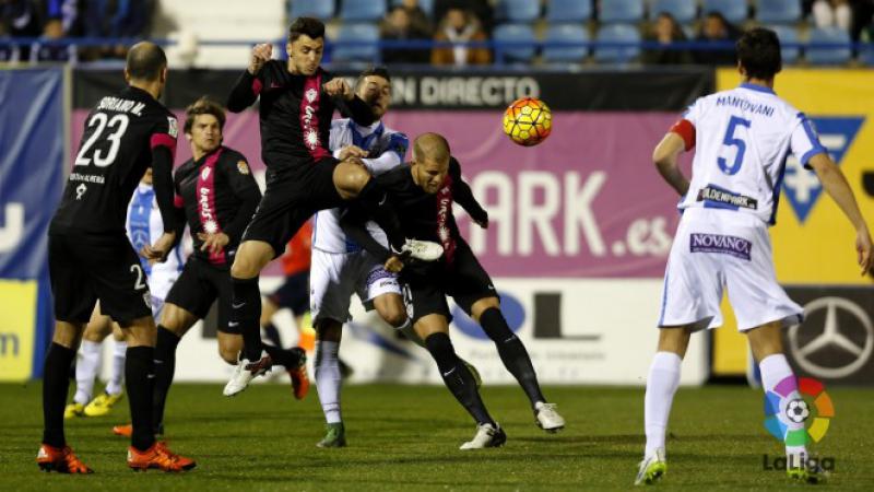 The first half penalised Almería