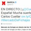 Marca.com felicita a Cuéllar por su fichaje