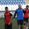 Carlos y el cuerpo técnico de Soriano