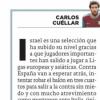 Opinión de referencia en la previa del España-Israel